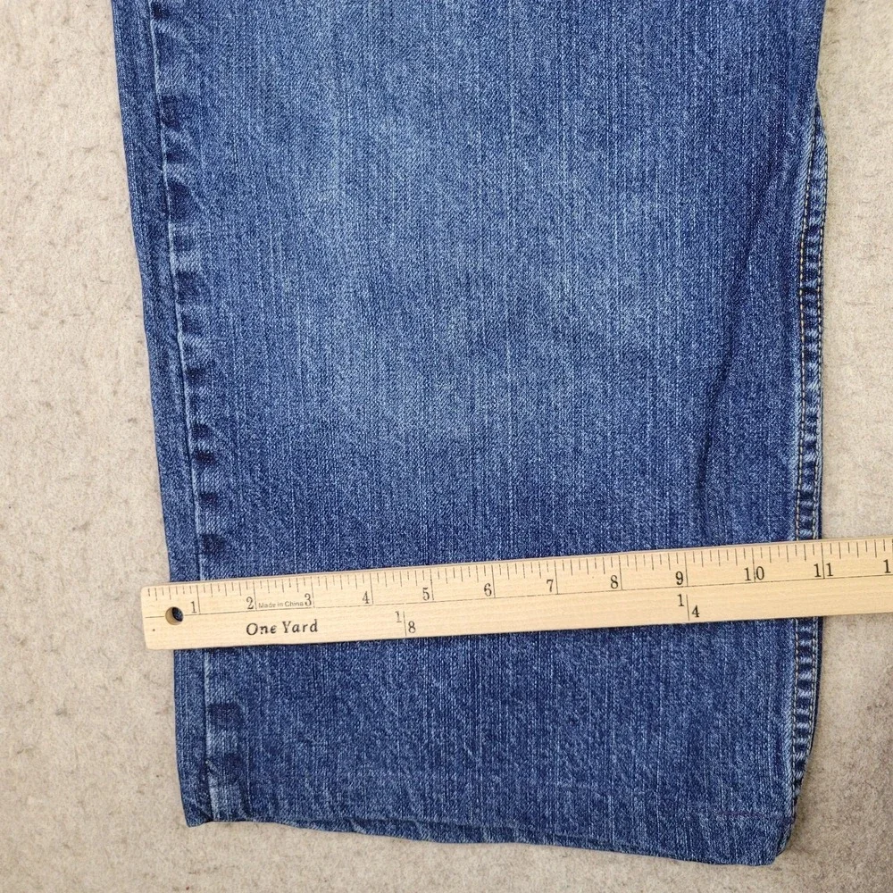 Polo Jeans Ralph Lauren Woodrow‎ Blue Jeans Baggy 36x25 Medium Wash Vintage
